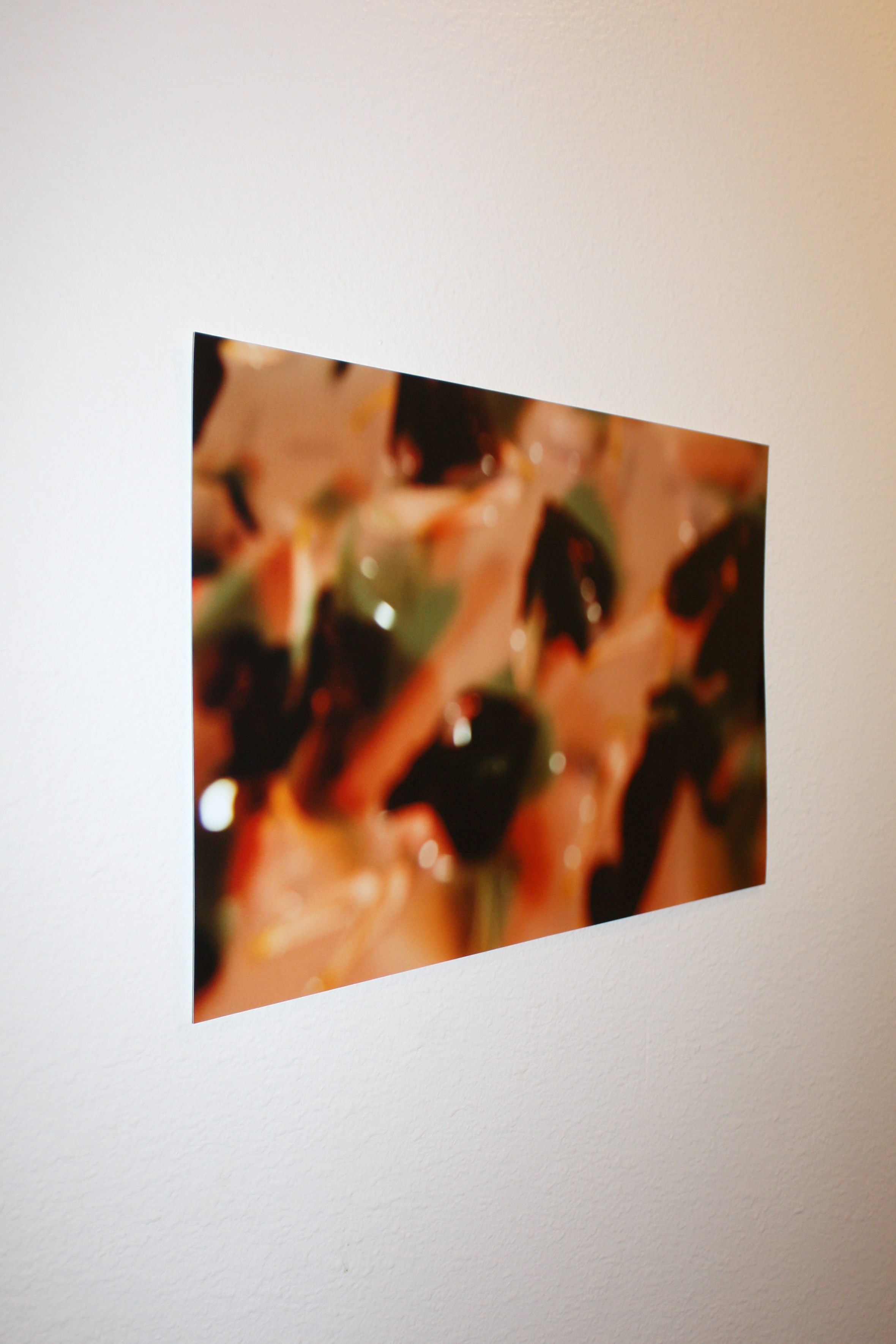 Detail of an abstract photo print